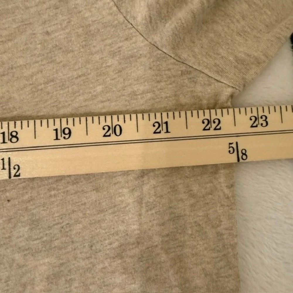 Polo Ralph Lauren Long Sleeve T-Shirt Crewneck Heathered Oatmeal Large
